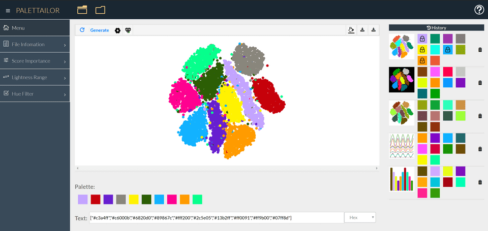 vis20 palettailor palettailor